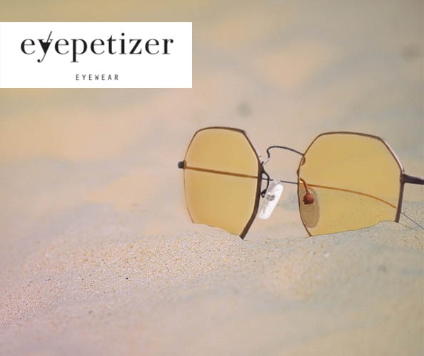 Gli occhiali Eyepetizer sulla spiaggia di Ibiza